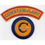 WWII - Occupation Constabulary Forces Patch & Tab Set