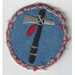 WWII 19th Corps Light Blue Background French Made Patch