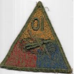WWII 10th Armor Division Greenback Patch