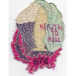 WWII - Occupation 674th Airborne Field Artillery Japanese Raw Silk Patch