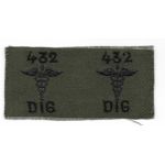 Vietnam 432nd Medical DIG Officers Collar Insignia