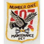 Vietnam 407th Maintenance Detachment NUMBER ONE Pocket Patch