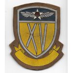WWII AAF 15th Air Force Early Style Leather Patch