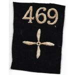 WWI 469th Aero Squadron Enlisted Patch