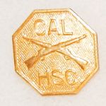 1920's California High School Corps Enlisted Collar Disc