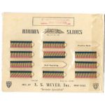 WWII Navy Presidential Unit Citation NS Meyers NOS Ribbons On Original Card