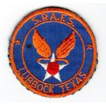 WWII AAF South Plains Army Flying School Lubbock Texas Mirror Patch