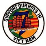 1960's US Navy Support Our Boys In Vietnam 7th Fleet Cruise Patch