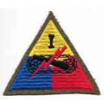 WWII 1st Armor Corps Woolie Patch