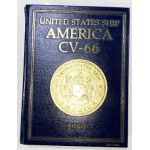US Navy CV-66 USS America 1989 Cruise Book