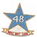 Vietnam 48th Assault Helicopter Company SKILL NOT LUCK Pocket Patch