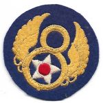 WWII AAF 8th Air Force English Made Patch