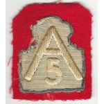 WWII 5th Army Italian Made Patch