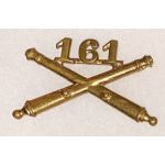 WWII 161st Artillery Officers Collar Device