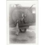 WWII Stew Bum B-24 Nose Art Photo