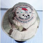 Operation Iraqi Freedom Embroidered Patched Dessert Camo Boonie Hat