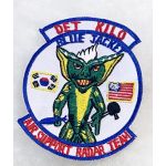 Air Support Radar Team Detachment Kilo BLUE JACKET Gremlin Squadron Patch