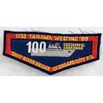 US Navy USS Tarawa WESTPAC '89 100 Successful Crossings Shit River Bridge Olongapo City PI Patch