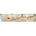 WWII Japanese Identified To A Mr Ishikawa Jin Tiger Sennabarri / 1000 Stitch Belt