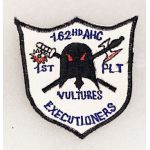 Vietnam 162nd Assault Helicopter Company 1st Platoon VULTURES EXECUTIONERS Pocket Patch