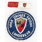 WWII- Occupations Period War Crimes Landsberg Prison Polish Labor Corps Bullion Patch Set