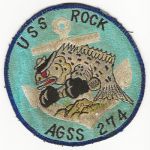 1950's-60's US Navy USS Rock AGSS-274 Japanese Made Ships Patch