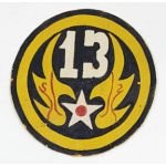 WWII 13th Air Force Squadron Patch