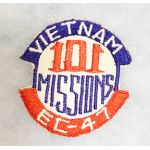 Vietnam US Air Force 101 Mission EC-47 Vietnam Squadron Patch