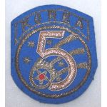 5th Air Force Korea Bullion Patch