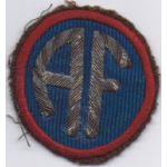 ASMIC WWII-Occupation Period Italian Made Bullion Allied Forces Patch