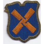 ASMIC WWII 12th Corps OD Bordered Greenback Patch