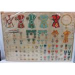 Incredible Early WWII Japanese Army Military Medals & Badges Poster