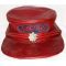 1950's US Air Force 346th Bomb Squadron Red Leather Hat